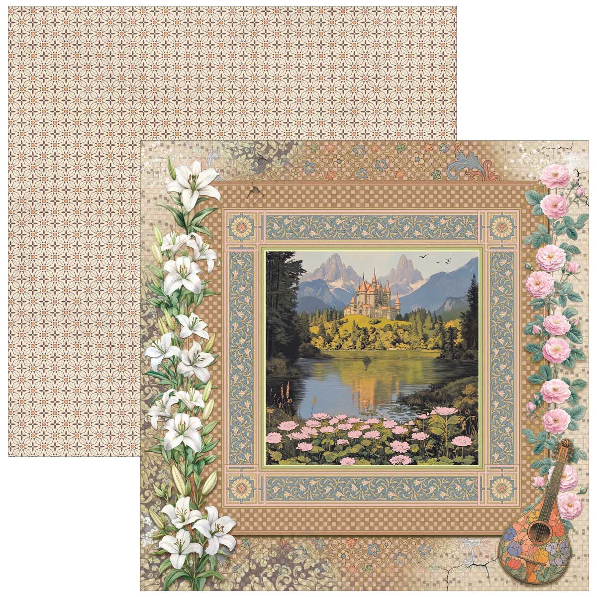 Ciao Bella Courtly Love Collection - 8" x 8" Paper Pad [CBH097] - Image 7
