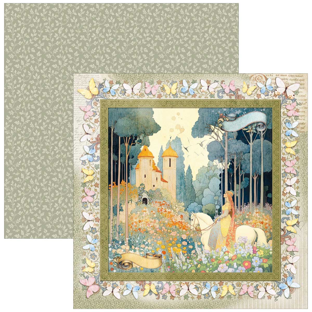 Ciao Bella Courtly Love Collection - 8" x 8" Paper Pad [CBH097] - Image 9