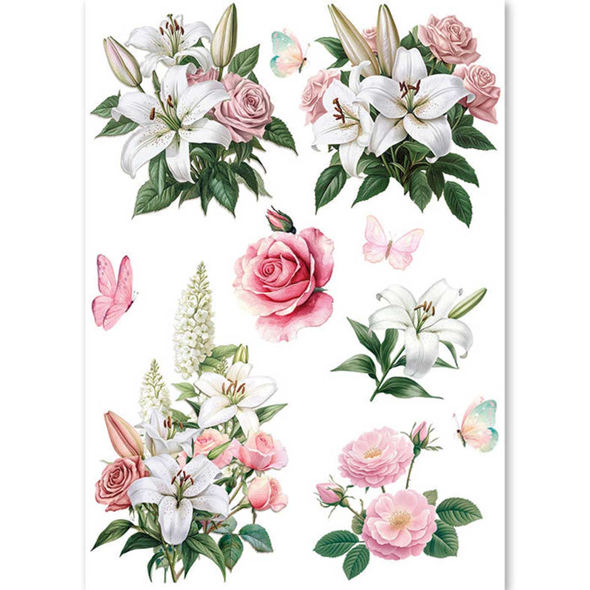 Ciao Bella Courtly Love Collection - A5 Rice Paper Art Set [CBRS042] - Image 5