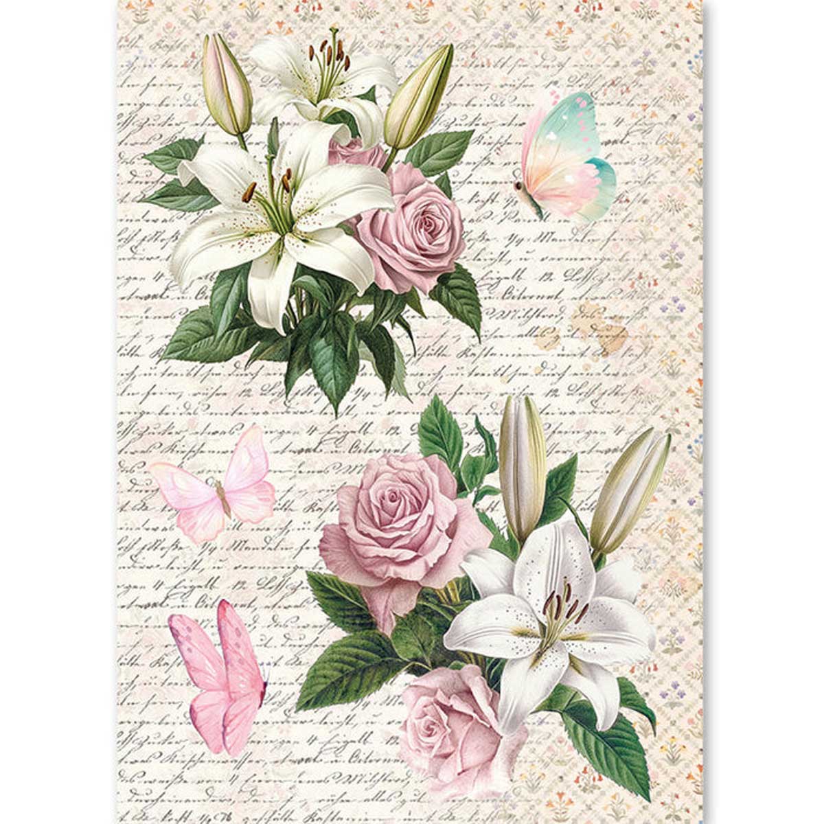 Ciao Bella Courtly Love Collection - A5 Rice Paper Art Set [CBRS042] - Image 8