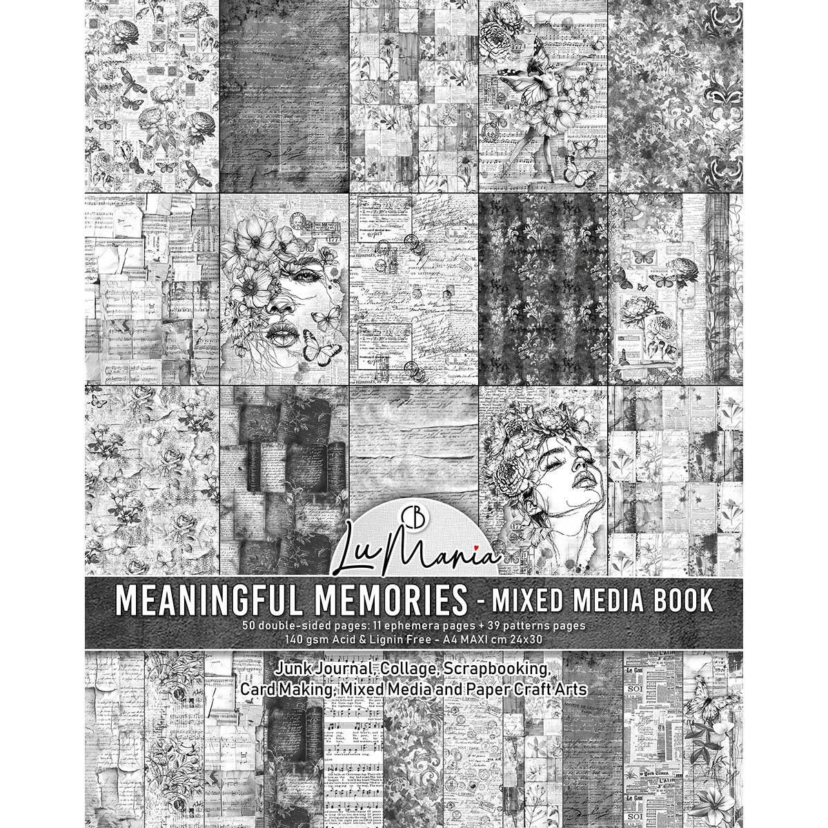 Ciao Bella Lu Mania A4 Maxi Mixed Media Book - Meaningful Memories [MA005]