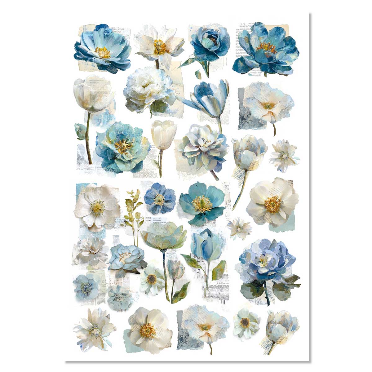 Ciao Bella Lu Mania A4 Mixed Media Rice Paper Set - Edge Of The Ocean [MF008] - Image 5