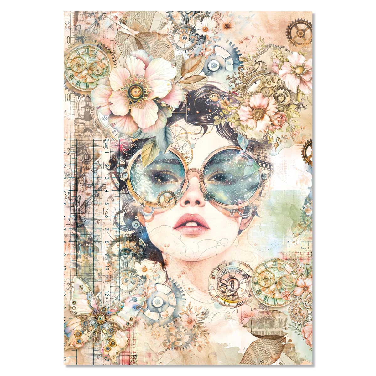 Ciao Bella Lu Mania A4 Mixed Media Rice Paper Set - Lost In Time [MF007] - Image 2