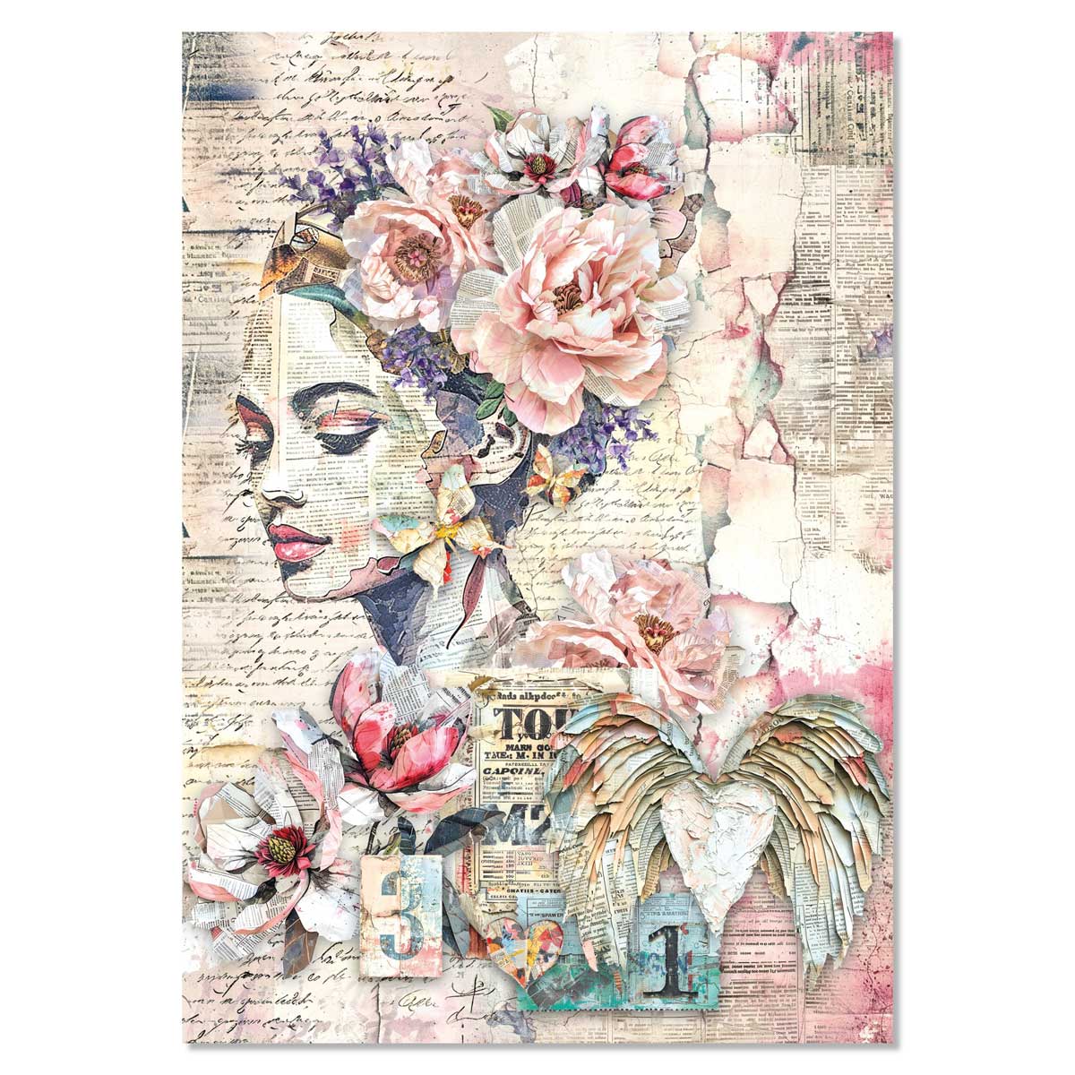 Ciao Bella Lu Mania A4 Mixed Media Rice Paper Set - The Sound Of Spring [MF009] - Image 2