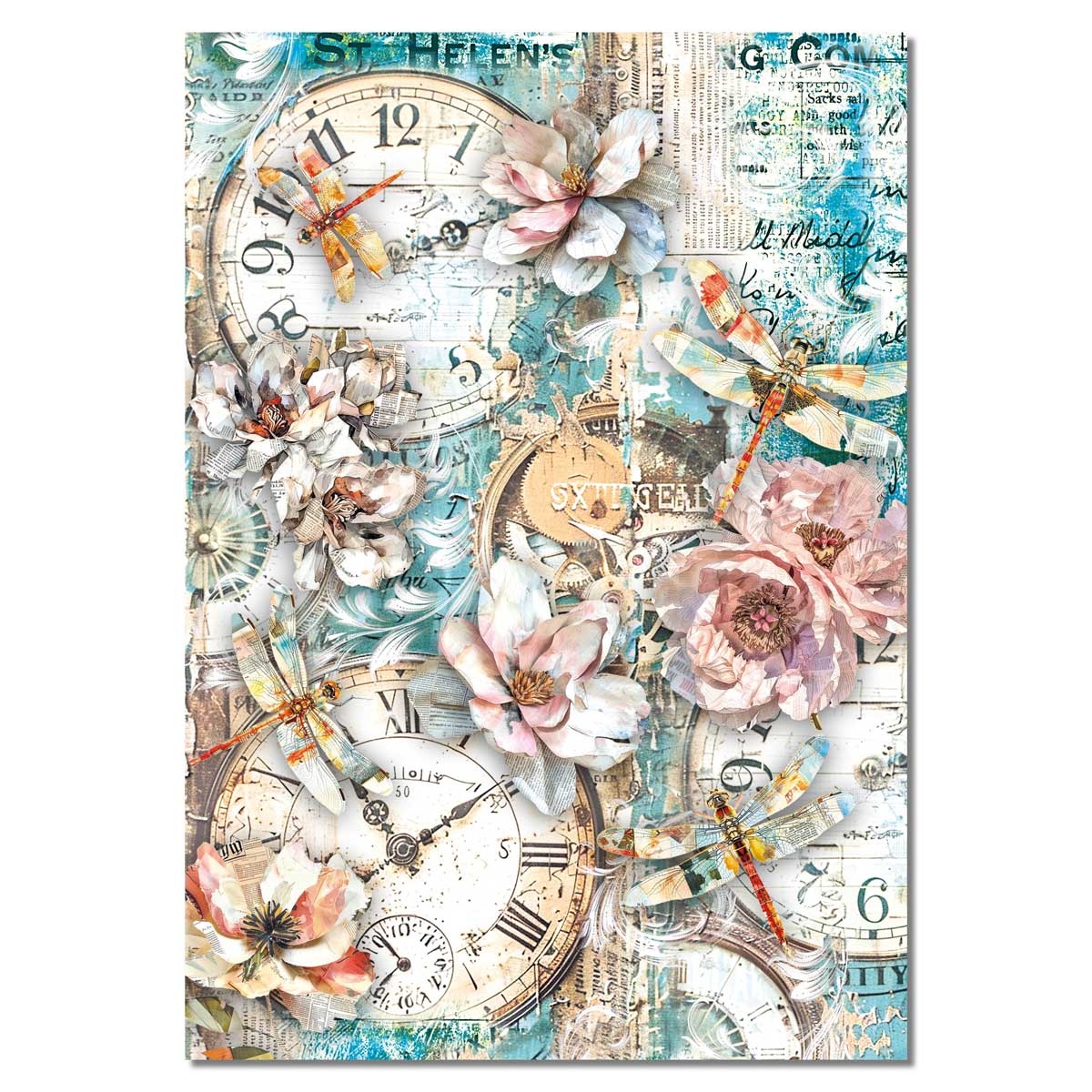 Ciao Bella Lu Mania A4 Mixed Media Rice Paper Set - The Sound Of Spring [MF009] - Image 3