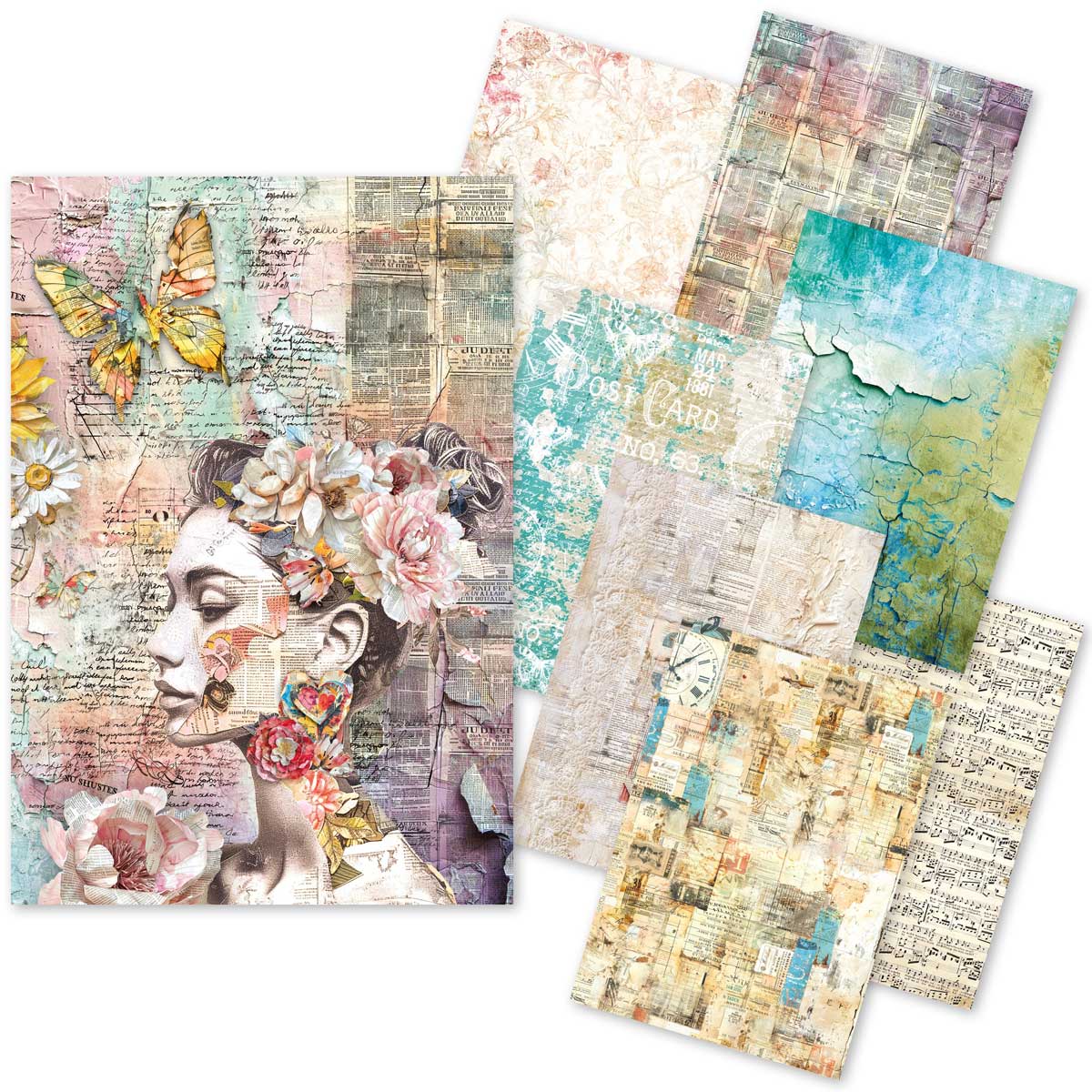 Ciao Bella Lu Mania A5 Mixed Media Craft Mix - The Sound Of Spring [MC009]