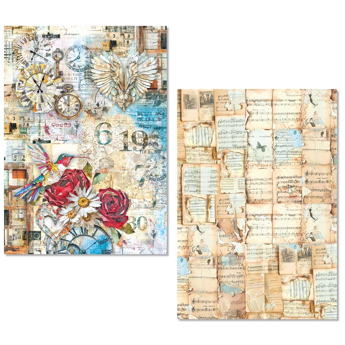 Ciao Bella Lu Mania A5 Mixed Media Rice Paper Set - The Sound Of Spring [MFS009] - Image 2