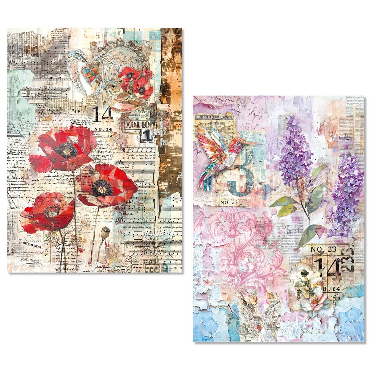 Ciao Bella Lu Mania A5 Mixed Media Rice Paper Set - The Sound Of Spring [MFS009] - Image 3