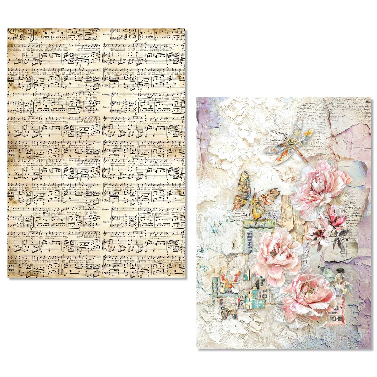 Ciao Bella Lu Mania A5 Mixed Media Rice Paper Set - The Sound Of Spring [MFS009] - Image 5