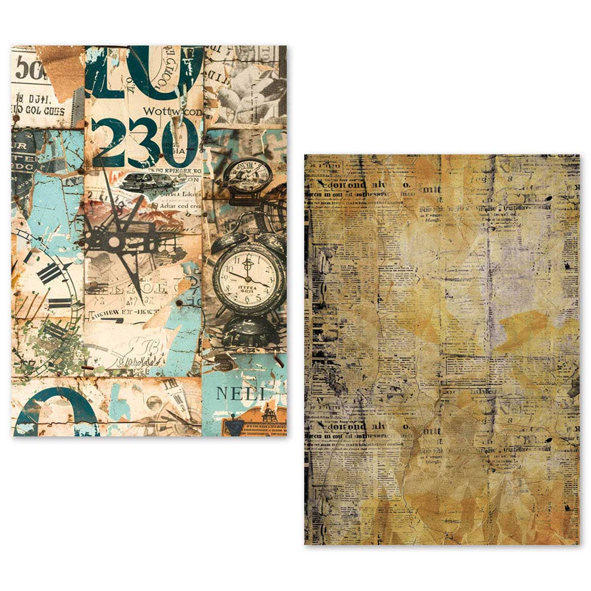 Ciao Bella Lu Mania A5 Tissue Paper Set - Fragments Of Time [ME005] - Image 4