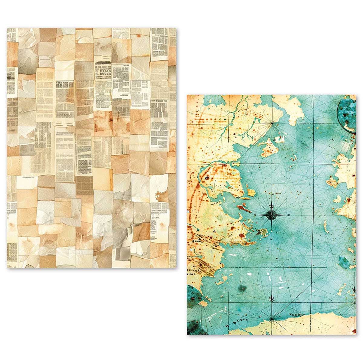 Ciao Bella Lu Mania A5 Tissue Paper Set - Fragments Of Time [ME005] - Image 10