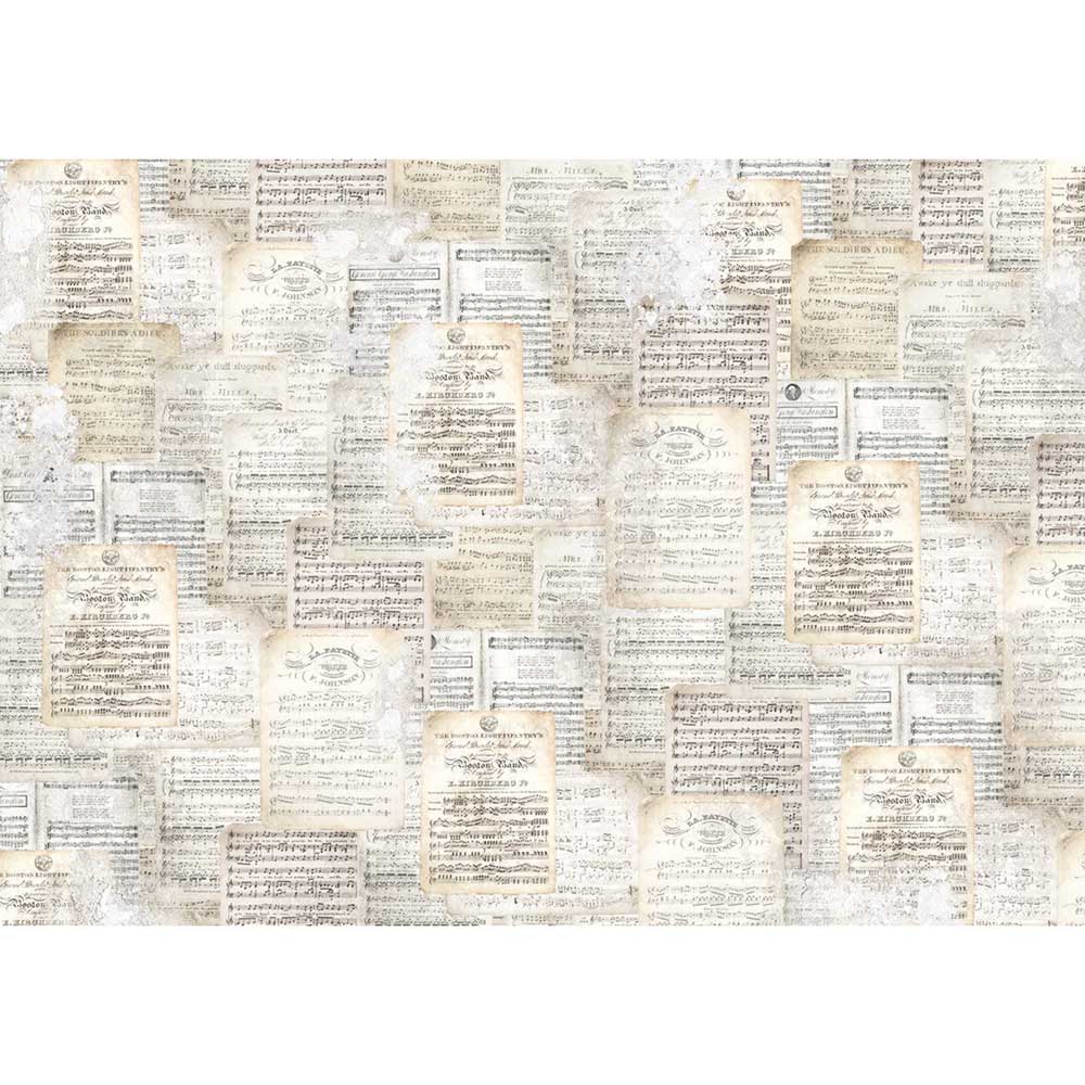 Ciao Bella Tissue Paper - Vintage Music Sheet [HT012] - Image 2
