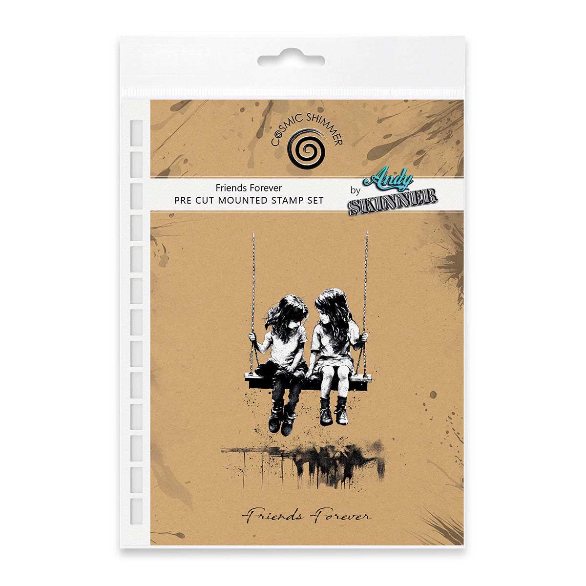 Cosmic Shimmer / Andy Skinner Cling Stamp Set - Friends Forever [07-0063-AS]