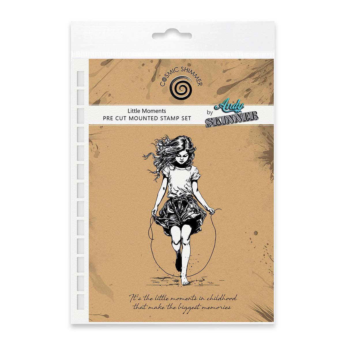 Cosmic Shimmer / Andy Skinner Cling Stamp Set - Little Moments [07-0075-AS]