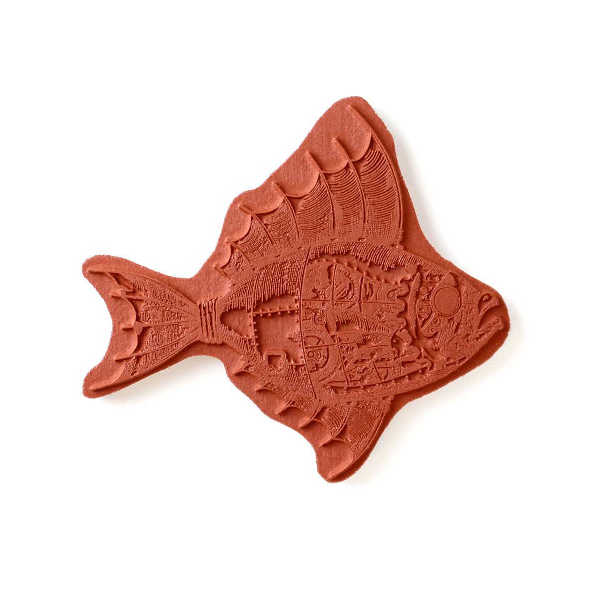 Cosmic Shimmer / Andy Skinner Cling Stamp - Steampunk Fish [07-0055-AS] - Image 2