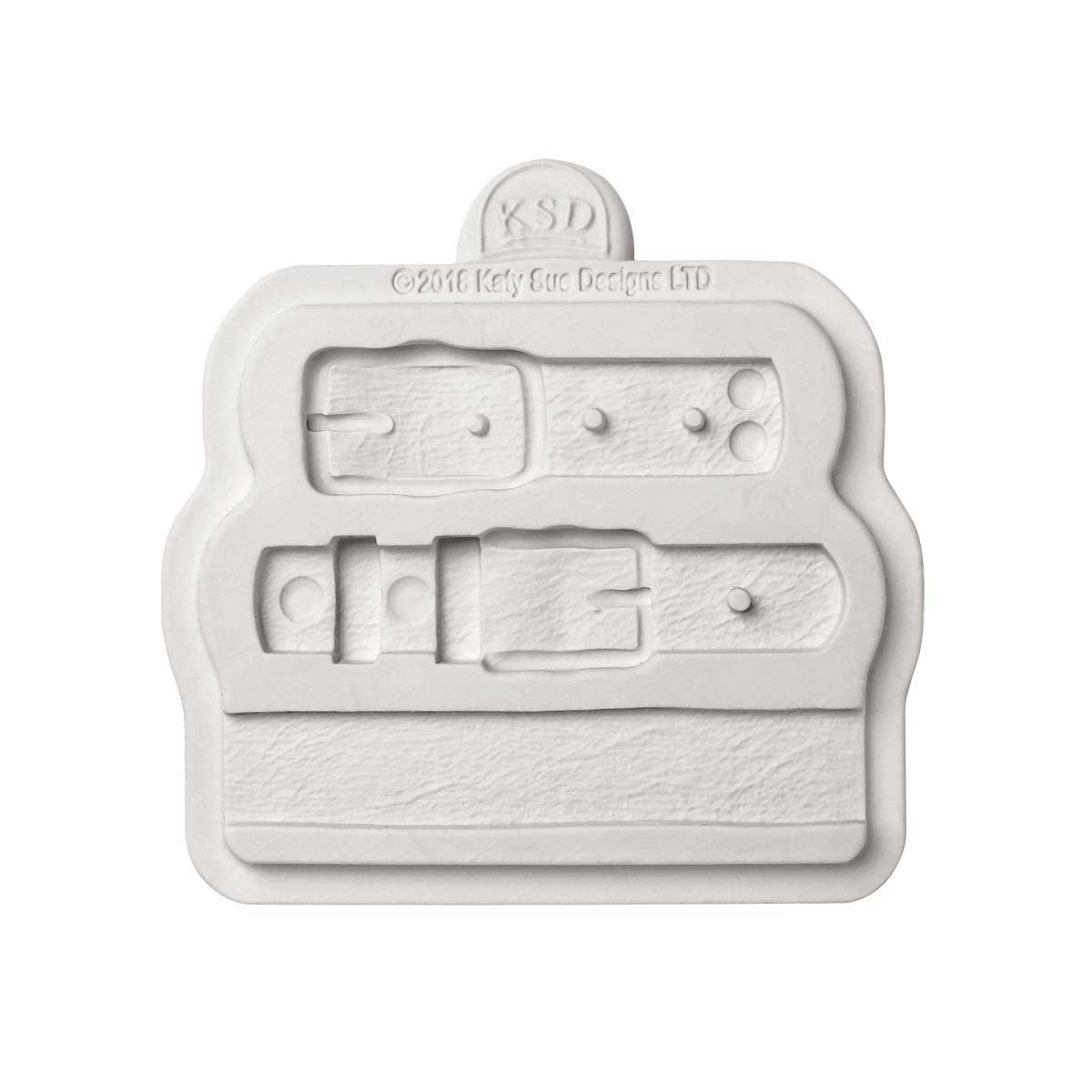 Cosmic Shimmer Silicone Mould - Belt Straps [CE0083-CS] - Image 2