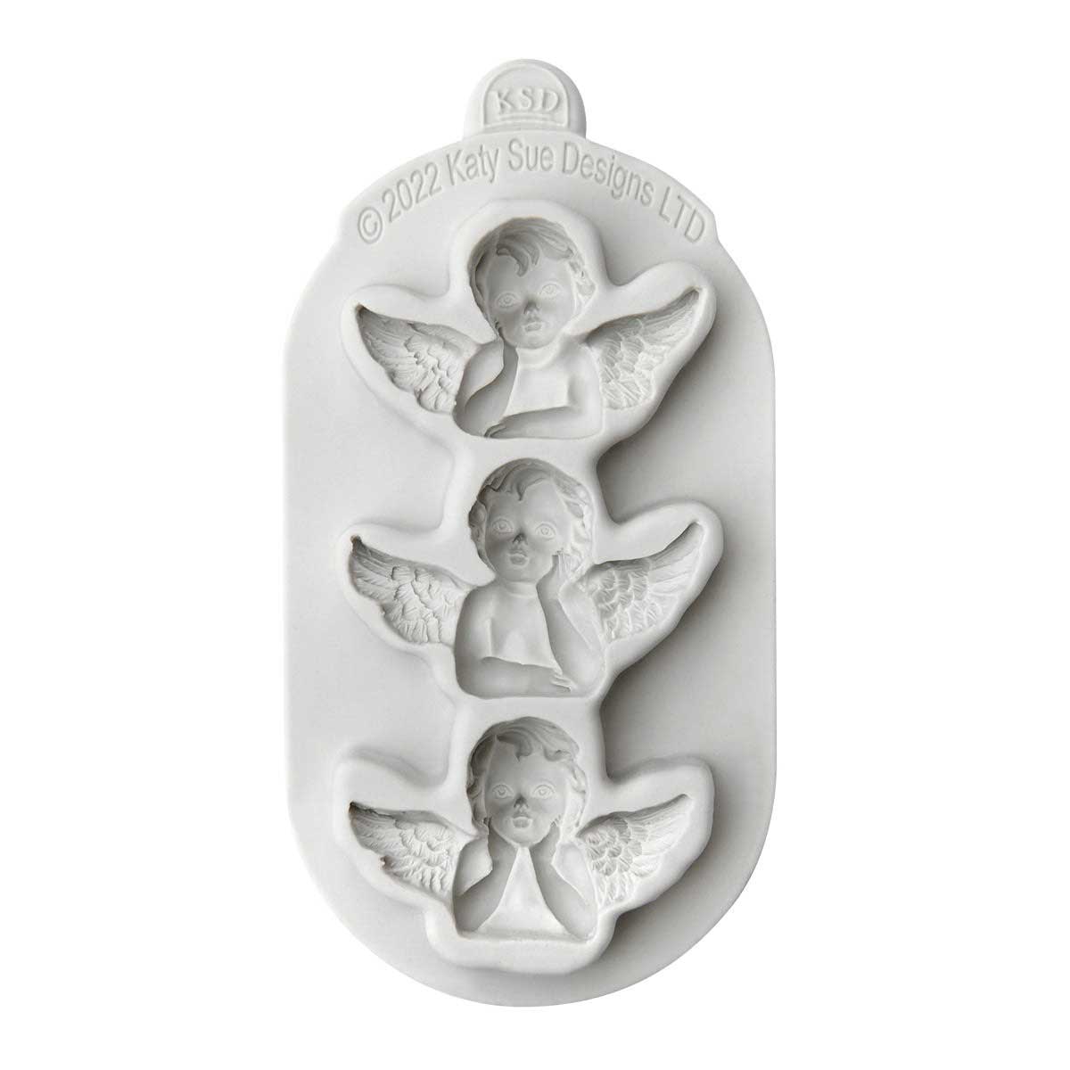 Cosmic Shimmer Silicone Mould - Cherub Trio [CA0203-CS] - Image 2