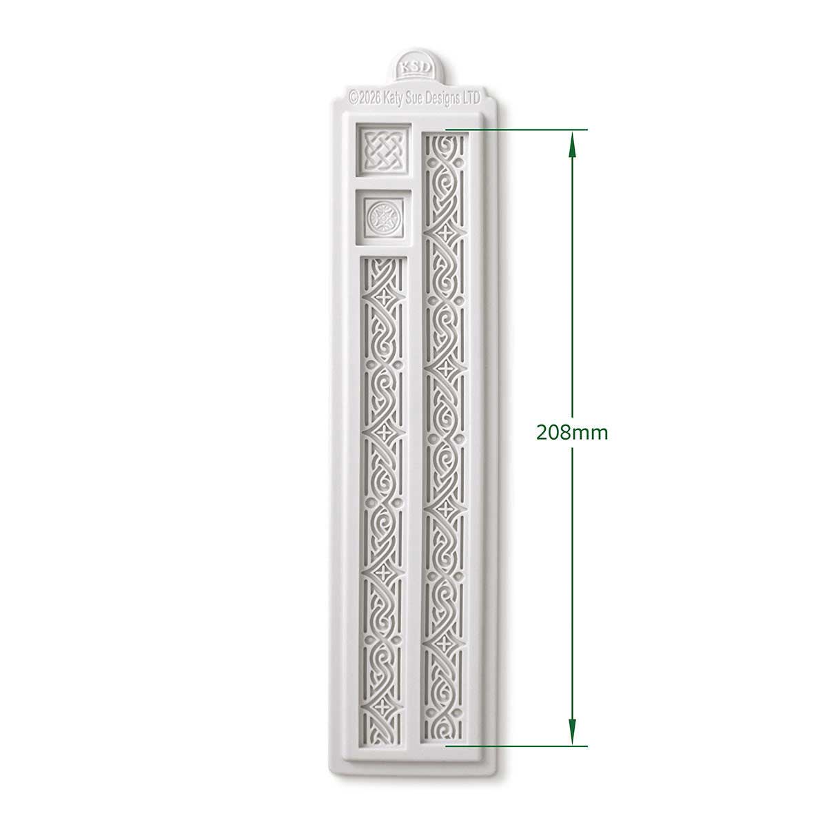 Cosmic Shimmer Silicone Mould - Eastern Knot Border [CE0162-CS] - Image 2