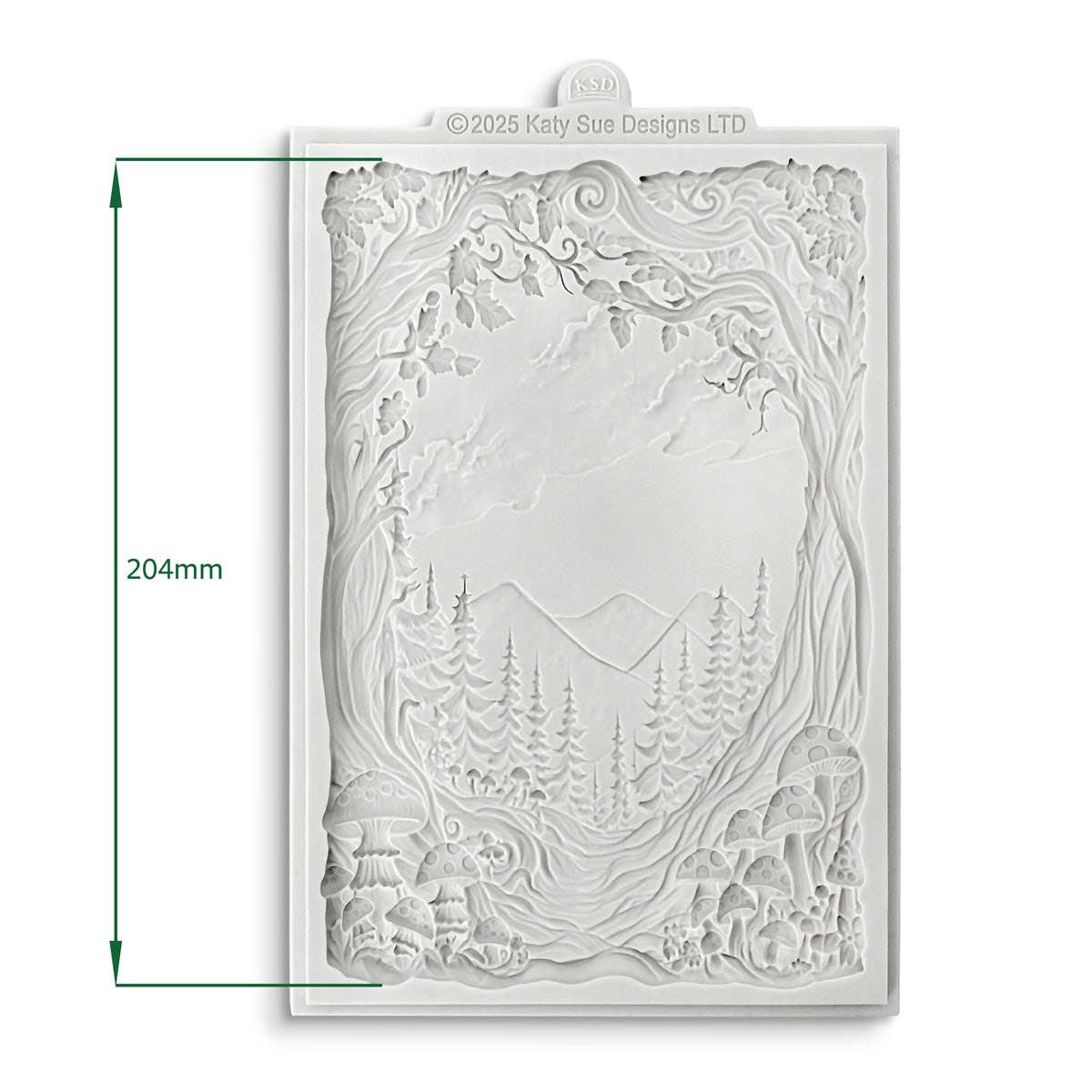 Cosmic Shimmer Silicone Mould - Enchanted Forest Scene [CE0154-CS] - Image 2