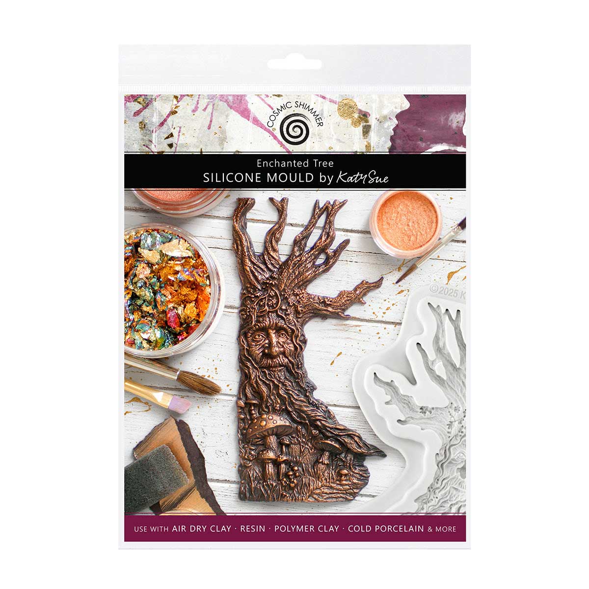 Cosmic Shimmer Silicone Mould - Enchanted Tree [CE0155-CS]