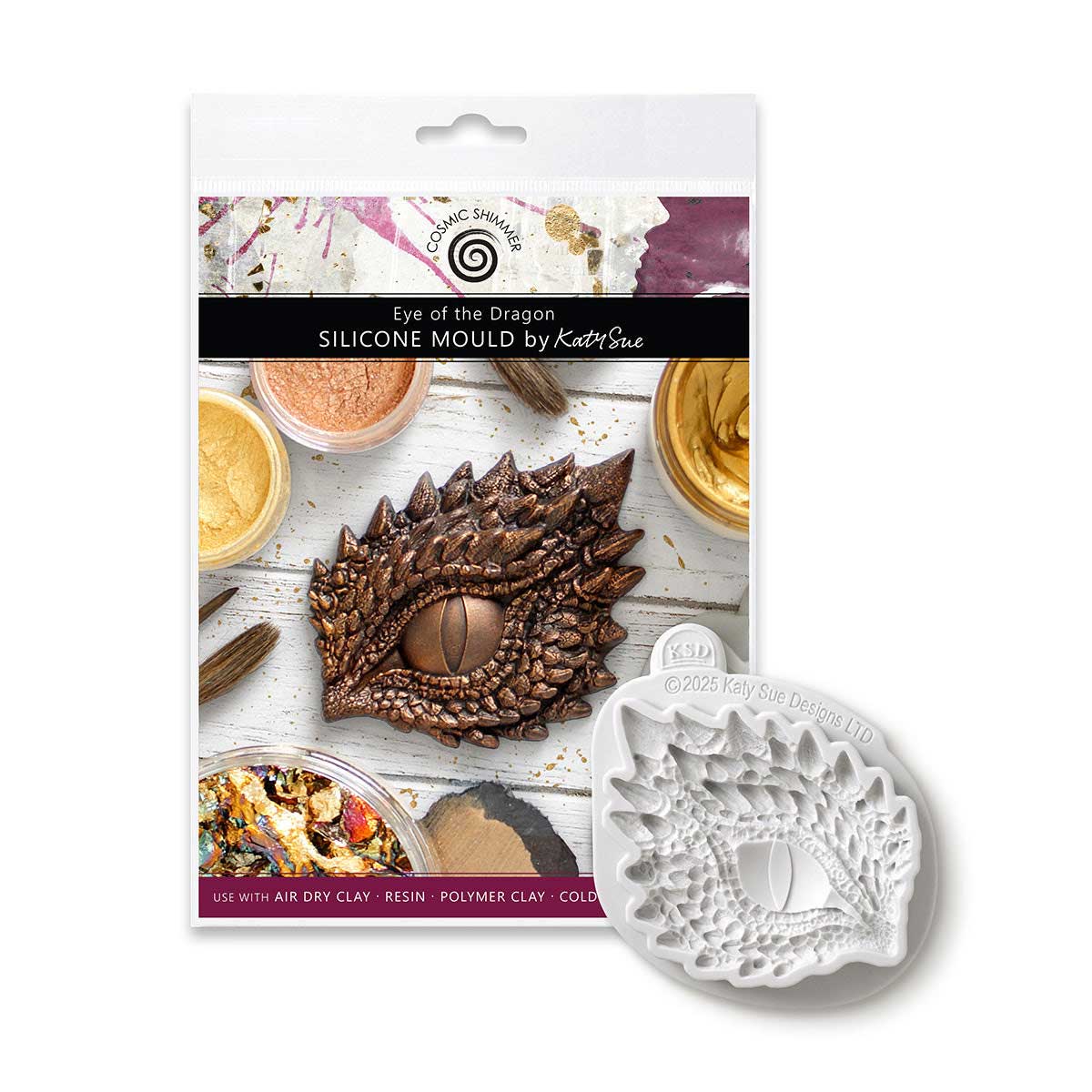 Cosmic Shimmer Silicone Mould - Eye Of The Dragon [CF0076-CS]