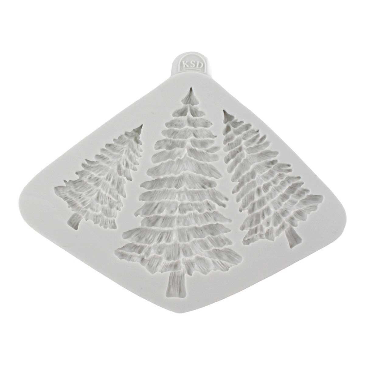 Cosmic Shimmer Silicone Mould - Fir Tree Silhouettes [CE0052-CS] - Image 2
