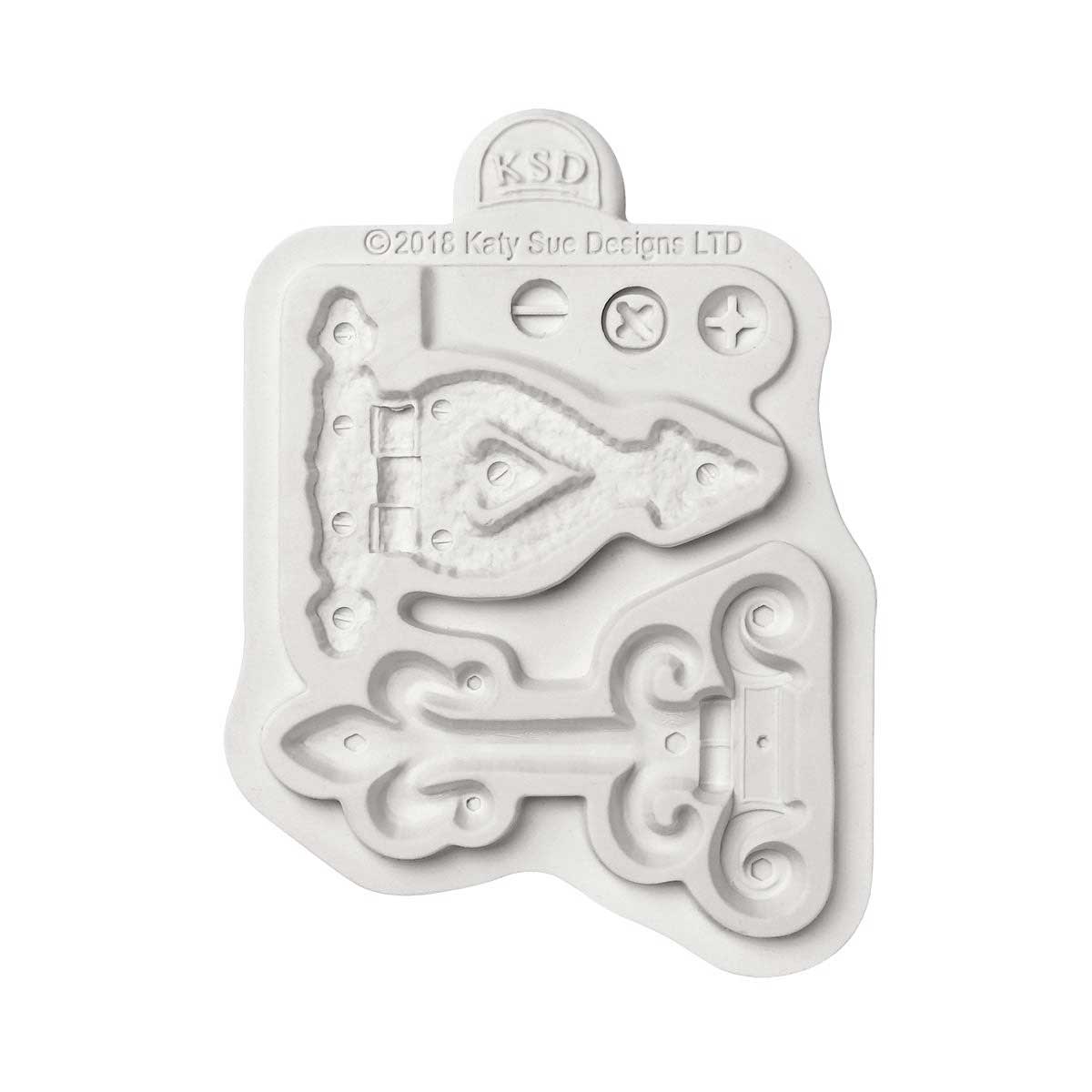 Cosmic Shimmer Silicone Mould - Hinges & Screws [CE0082-CS] - Image 2