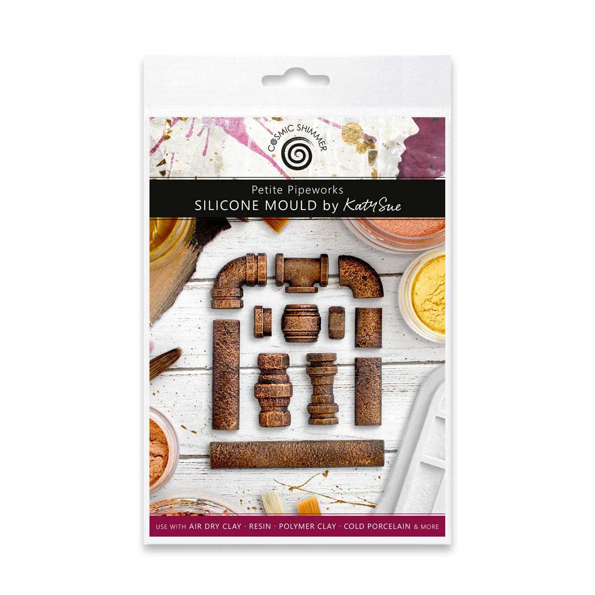 Cosmic Shimmer Silicone Mould - Petite Pipeworks [CE0150-CS]