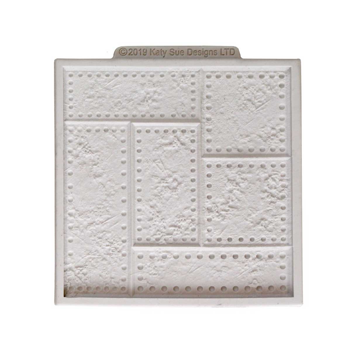 Cosmic Shimmer Silicone Mould - Riveted Metal Plate [DM0053-CS] - Image 2