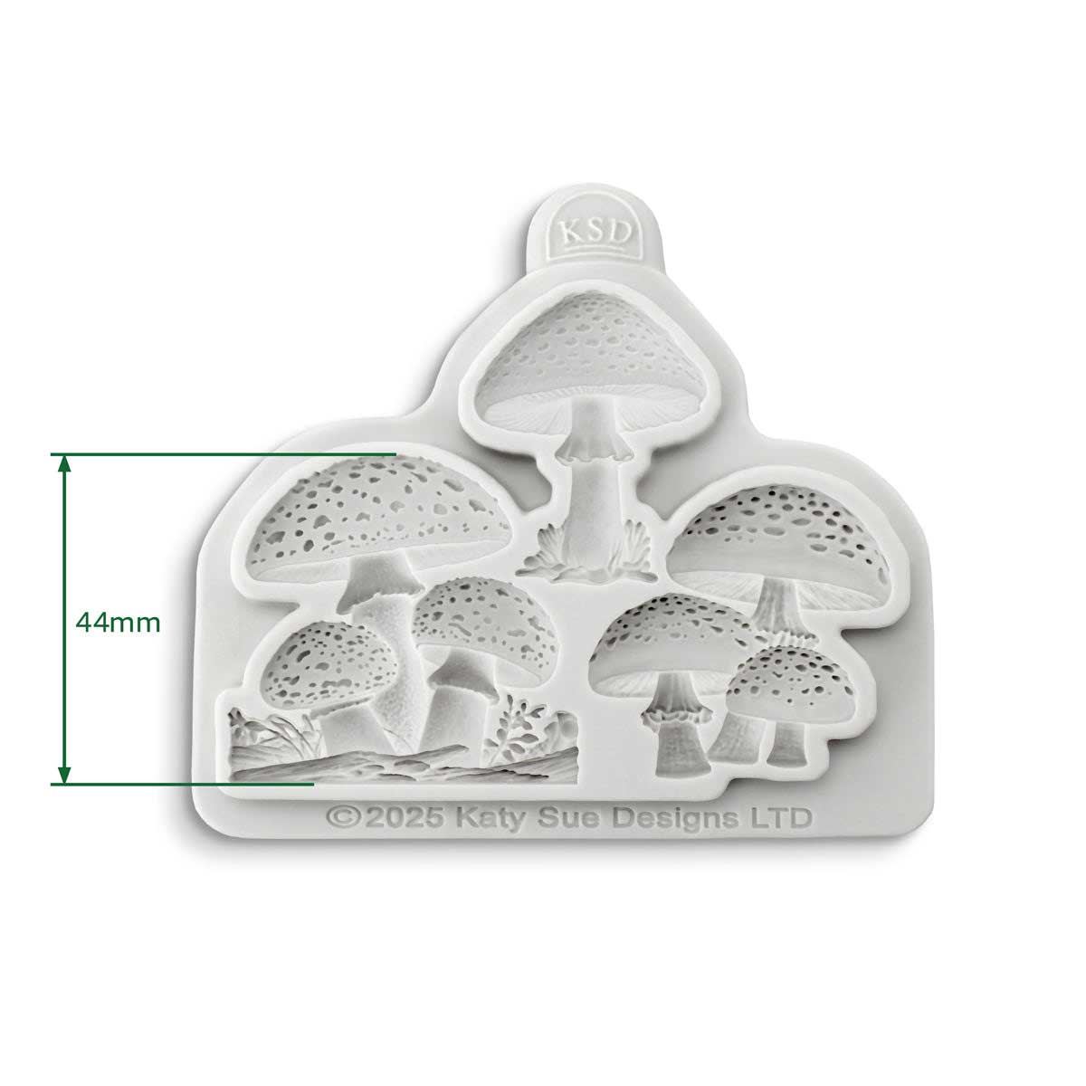 Cosmic Shimmer Silicone Mould - Toadstool Trio [CE0156-CS] - Image 2