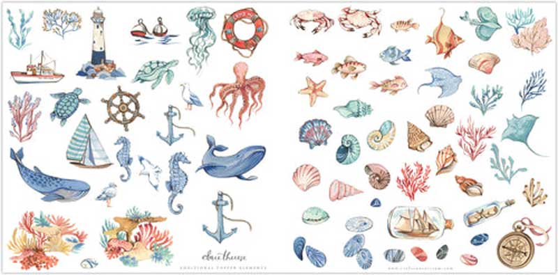 Craft Consortium 12" x 12" Paper Pad - Ocean Tale [CCPPAD034] - Image 2