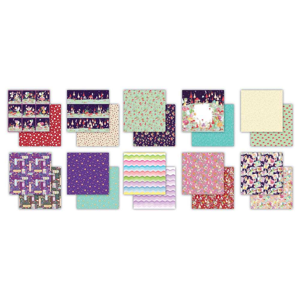 Craft Consortium 6" x 6" Paper Pad - Fairy Wishes [CCPPAD042B] - Image 2