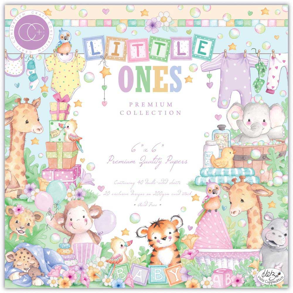 Craft Consortium 6" x 6" Paper Pad - Little Ones [CCPPAD047B]