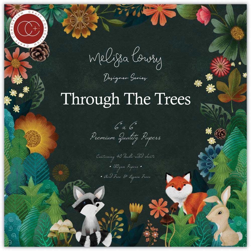 Craft Consortium 6" x 6" Paper Pad - Through The Trees [CCDPAD001B]