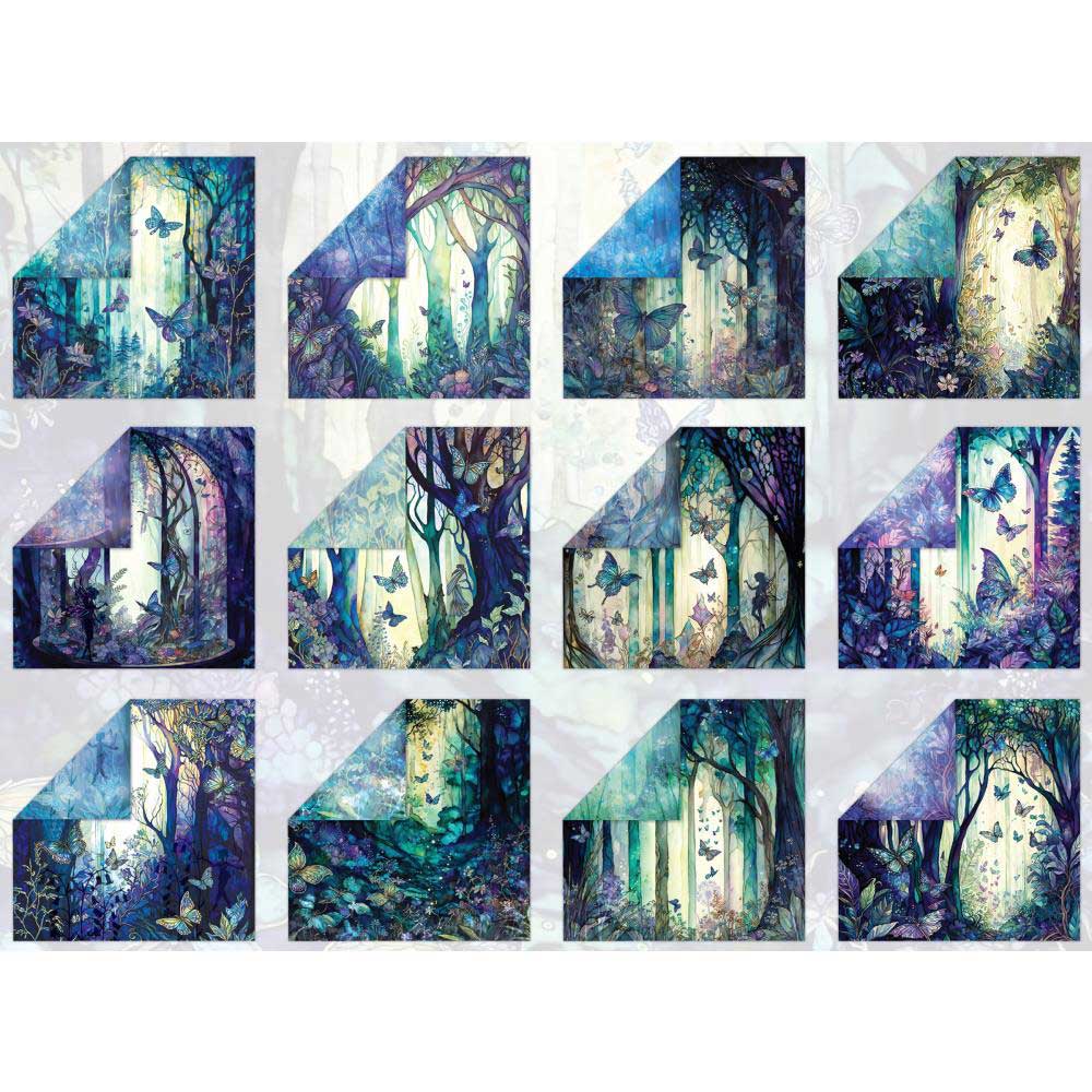 Crafter's Companion 12" x 12" Paper Pad - The Fairy Glade [SS-FG-PAD12] - Image 2