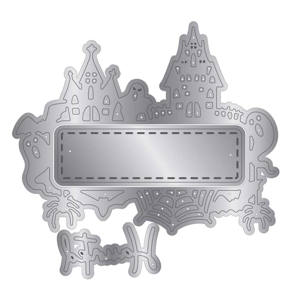 Crafter's Companion Stamp & Die Set - Creepy Crawly House - Image 2