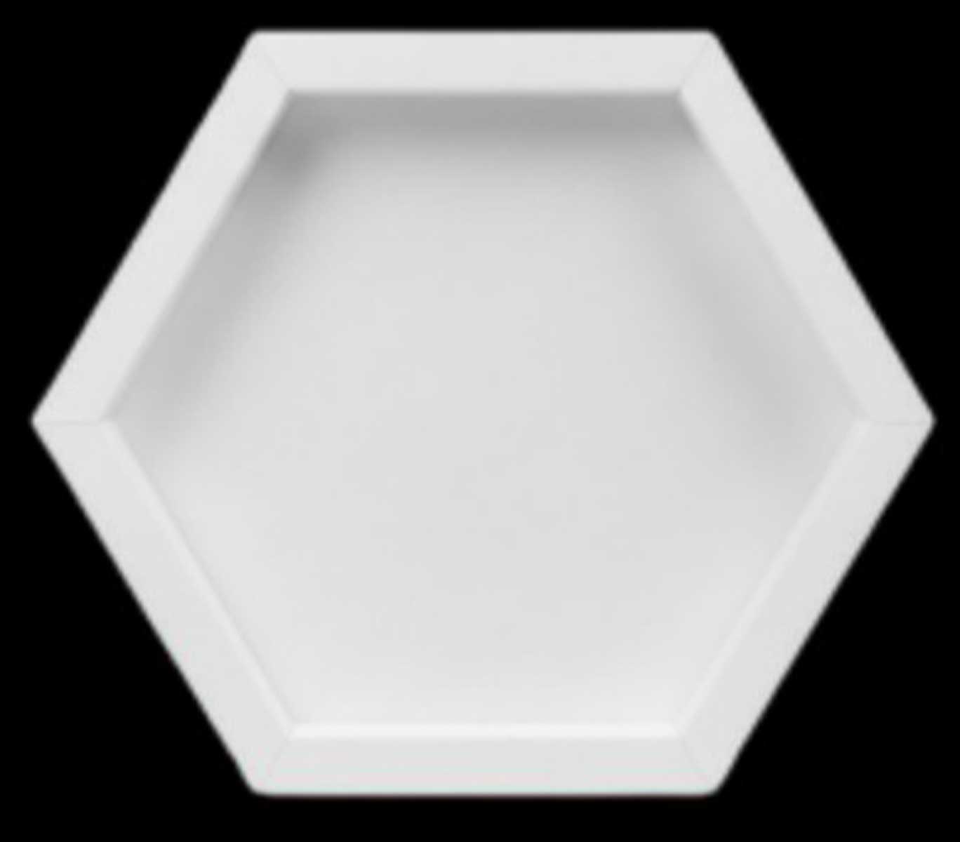CrafTreat 3D Fold Shapes - Frames - Hexagon Combo White [CFS012] - Image 2