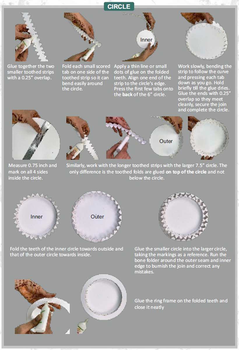 CrafTreat 3D Fold Shapes - Shadow Box - Circle White [CFS009] - Image 3