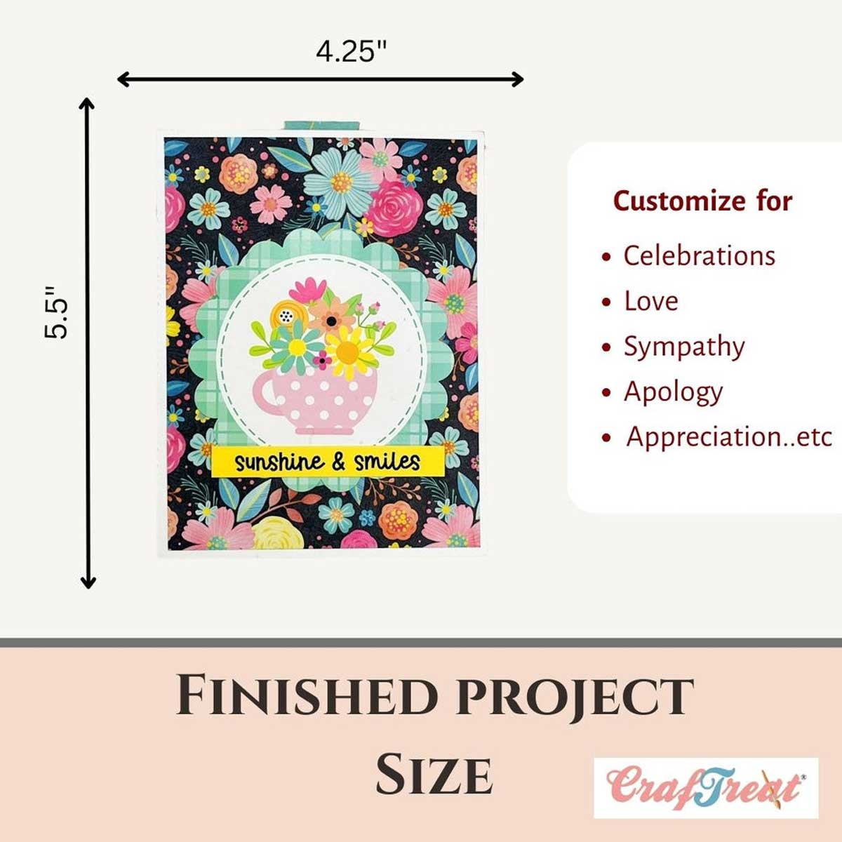 CrafTreat Card Blanks - 3 Tier Slider Card [CCB003] - Image 3