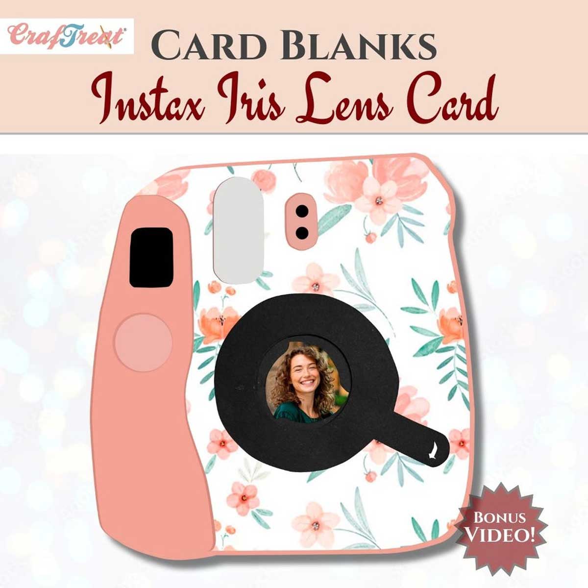 CrafTreat Card Blanks - Instax Iris Shutter Card [CCB002]
