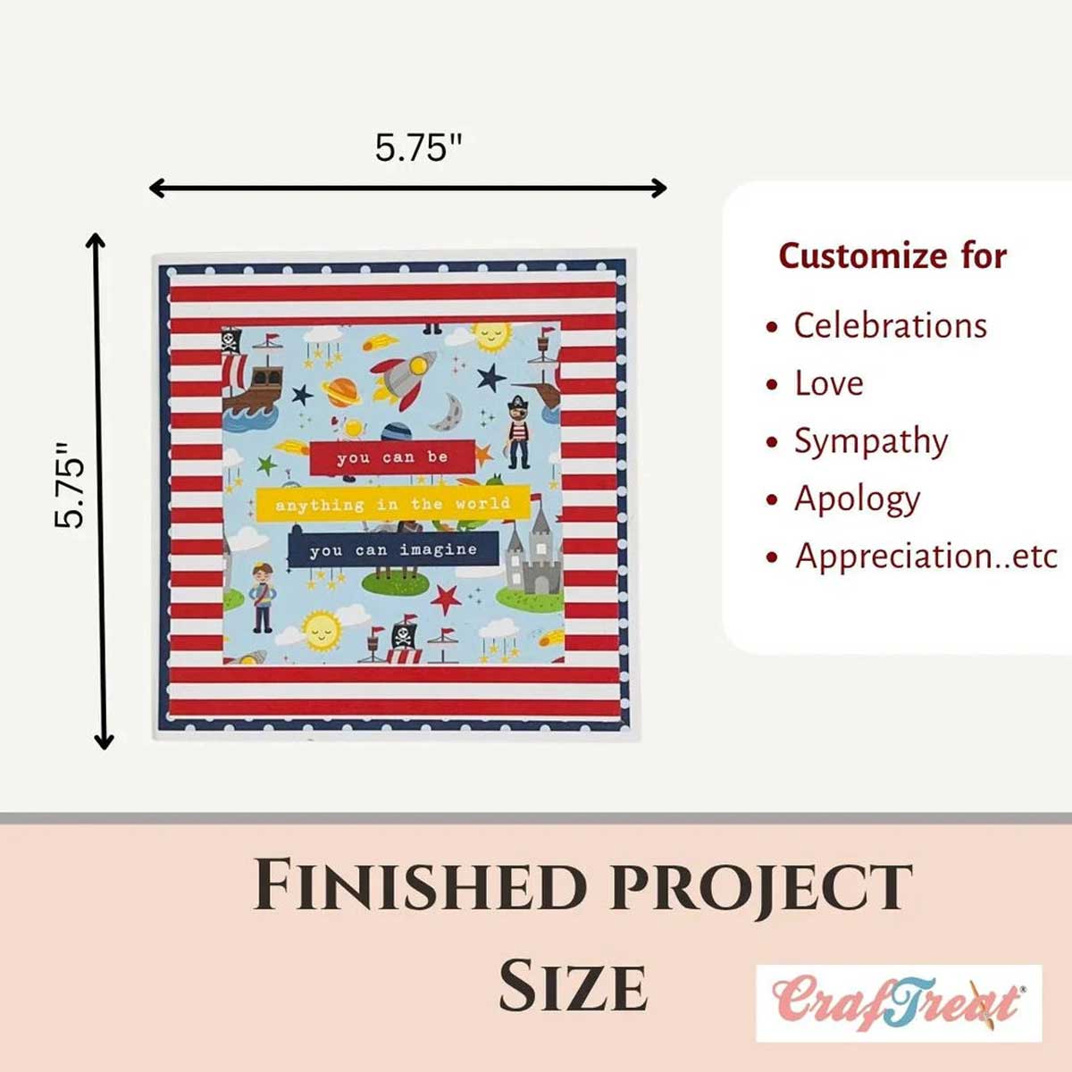 CrafTreat Card Blanks - Pull Flaps Card [CCB008] - Image 4