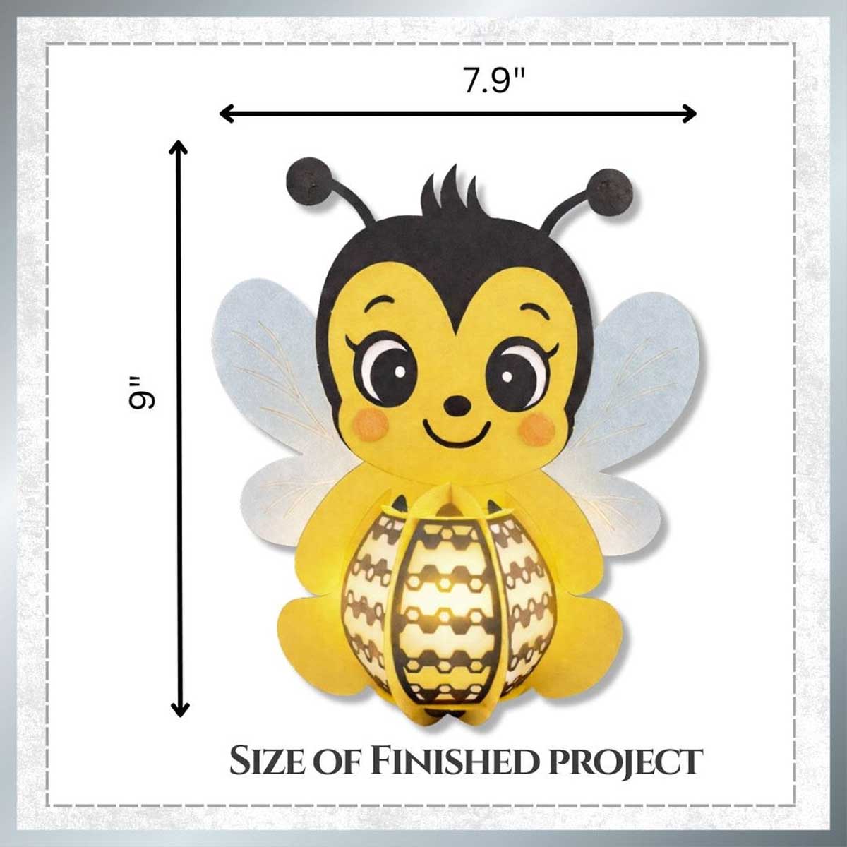 CrafTreat DIY Lantern - Bumble Bee [CTL017] - Image 2