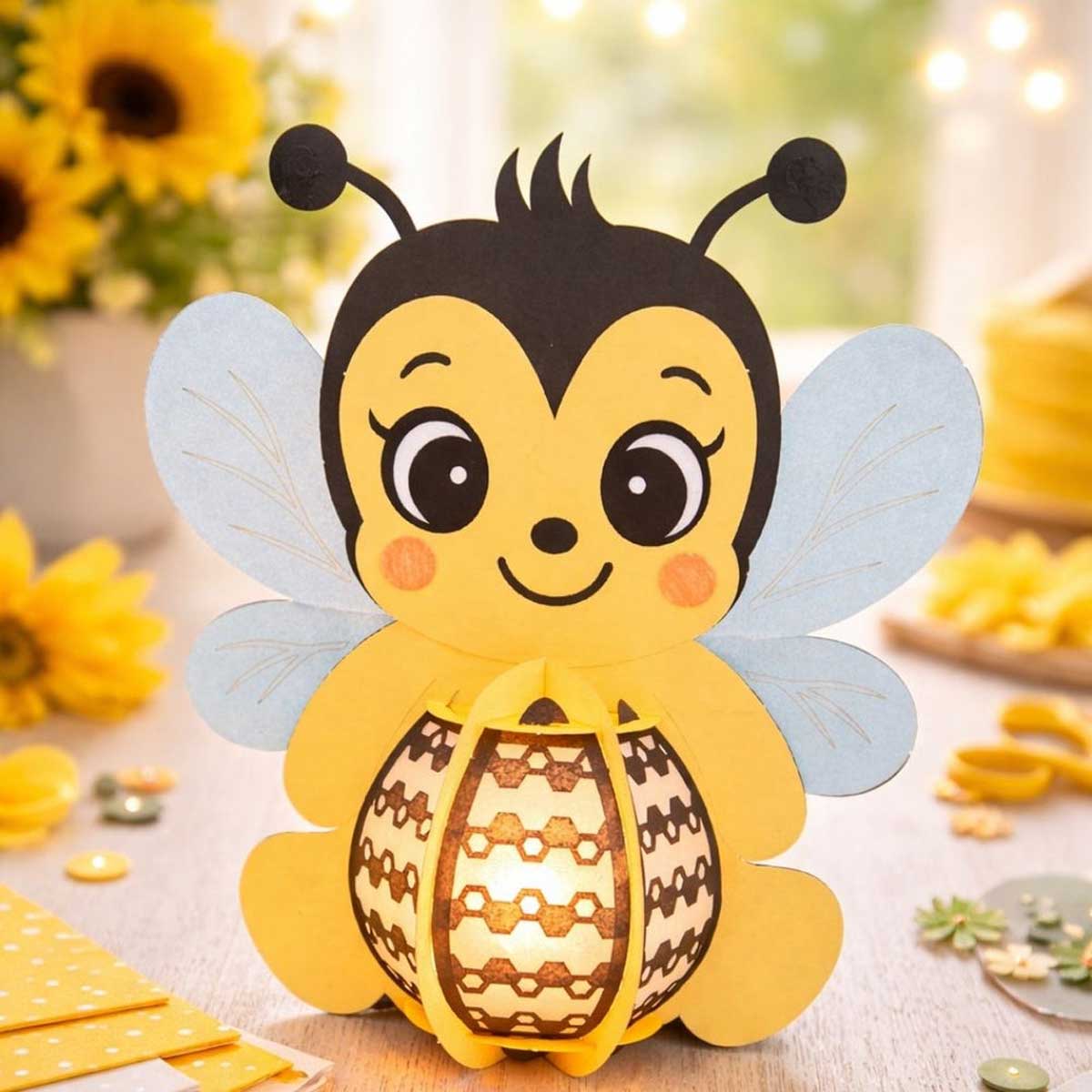 CrafTreat DIY Lantern - Bumble Bee [CTL017] - Image 3