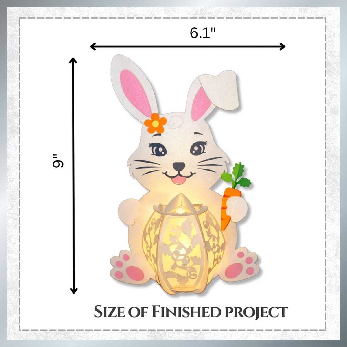 CrafTreat DIY Lantern - Bunny [CTL019] - Image 2