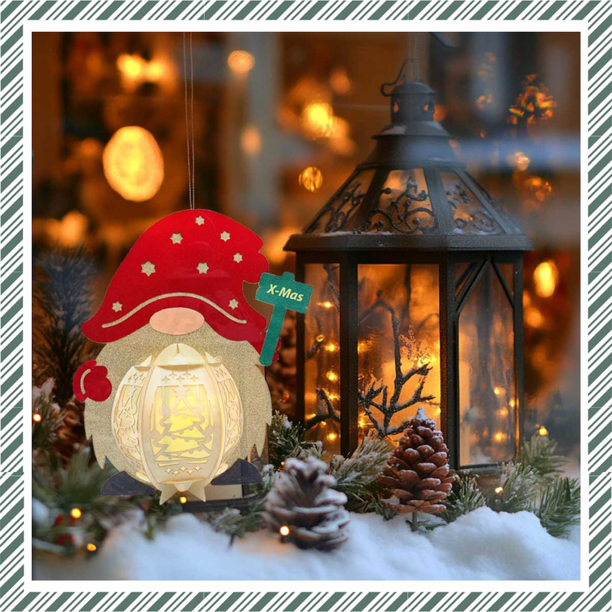 CrafTreat DIY Lantern - Gnome [CTL005] - Image 3