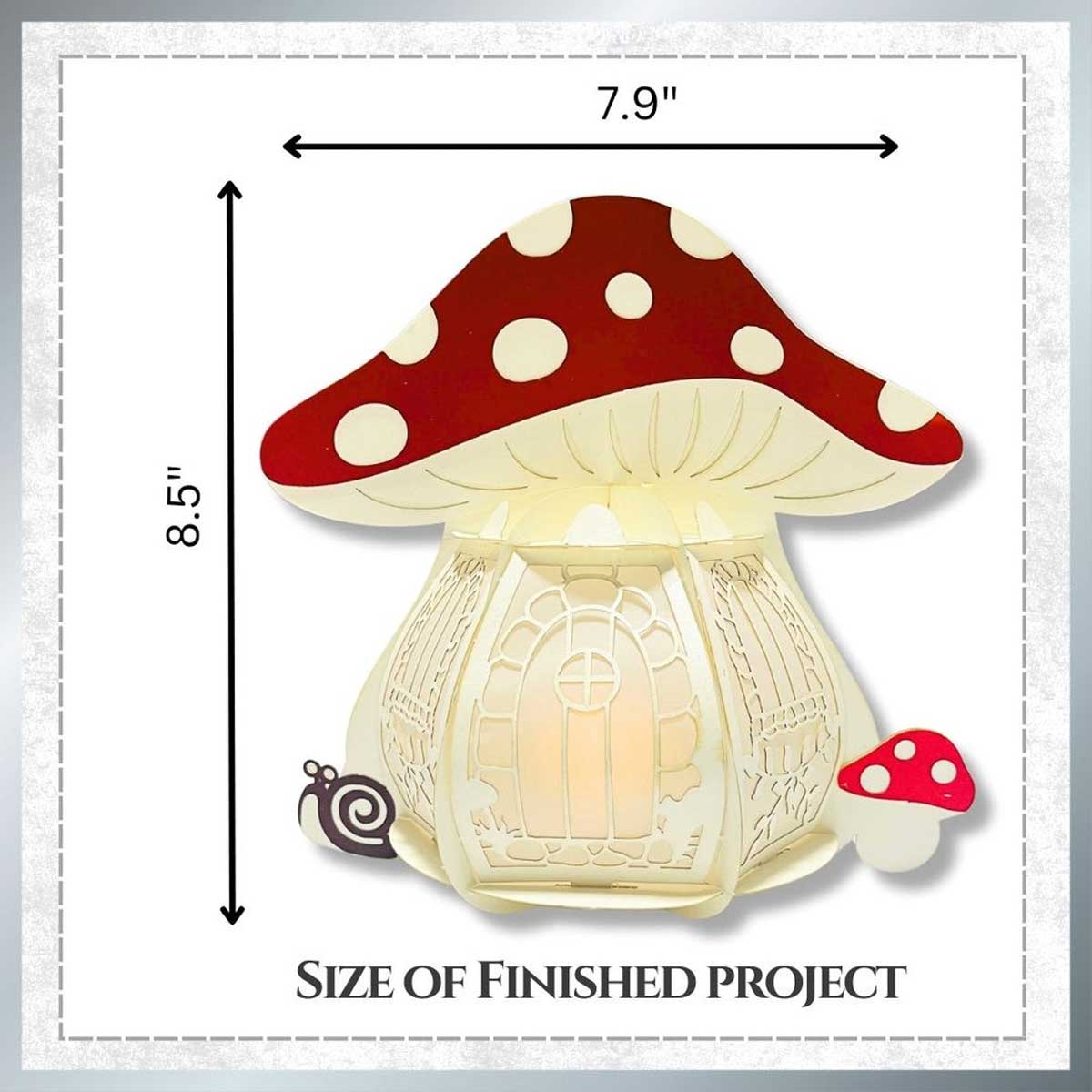 CrafTreat DIY Lantern - Mushroom [CTL015] - Image 2