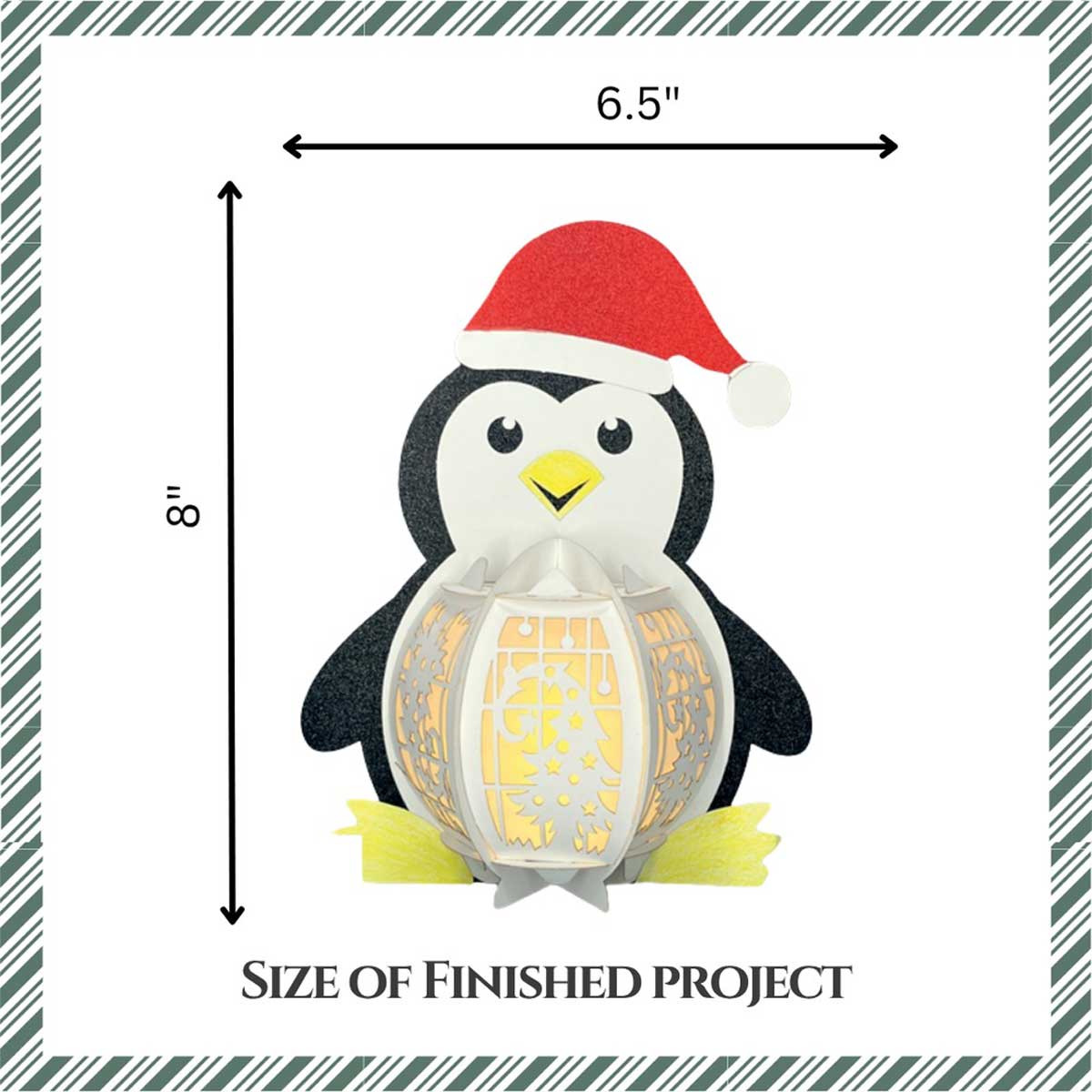 CrafTreat DIY Lantern - Penguin [CTL008] - Image 2