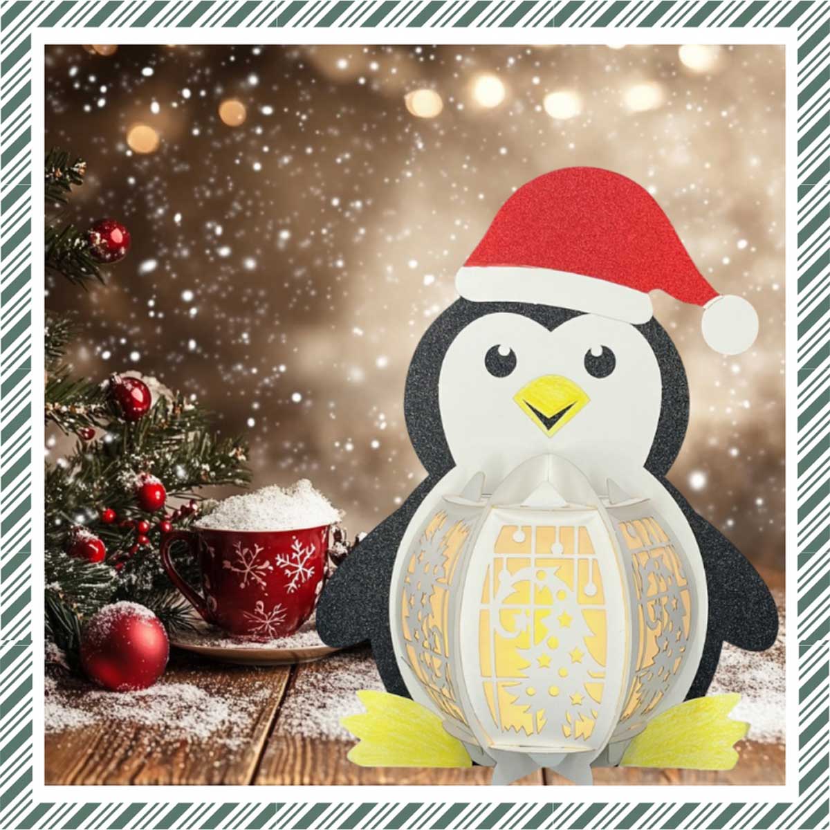 CrafTreat DIY Lantern - Penguin [CTL008] - Image 3