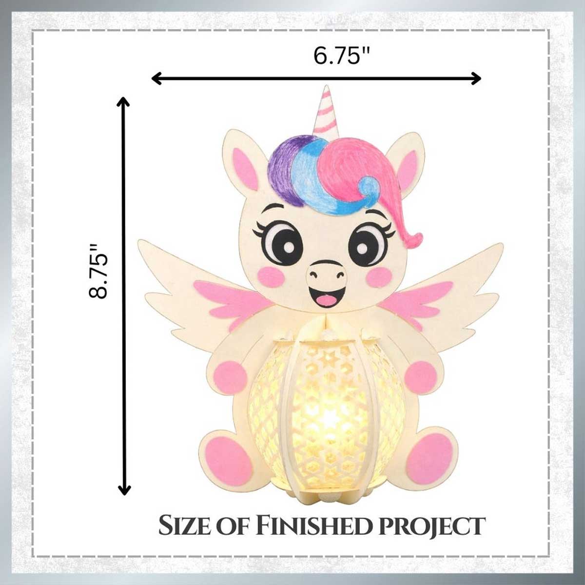 CrafTreat DIY Lantern - Unicorn [CTL022] - Image 2