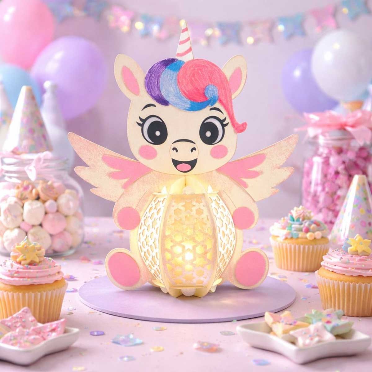 CrafTreat DIY Lantern - Unicorn [CTL022] - Image 3